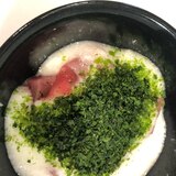 簡単に夕飯をすませたい時に マグロの山かけ